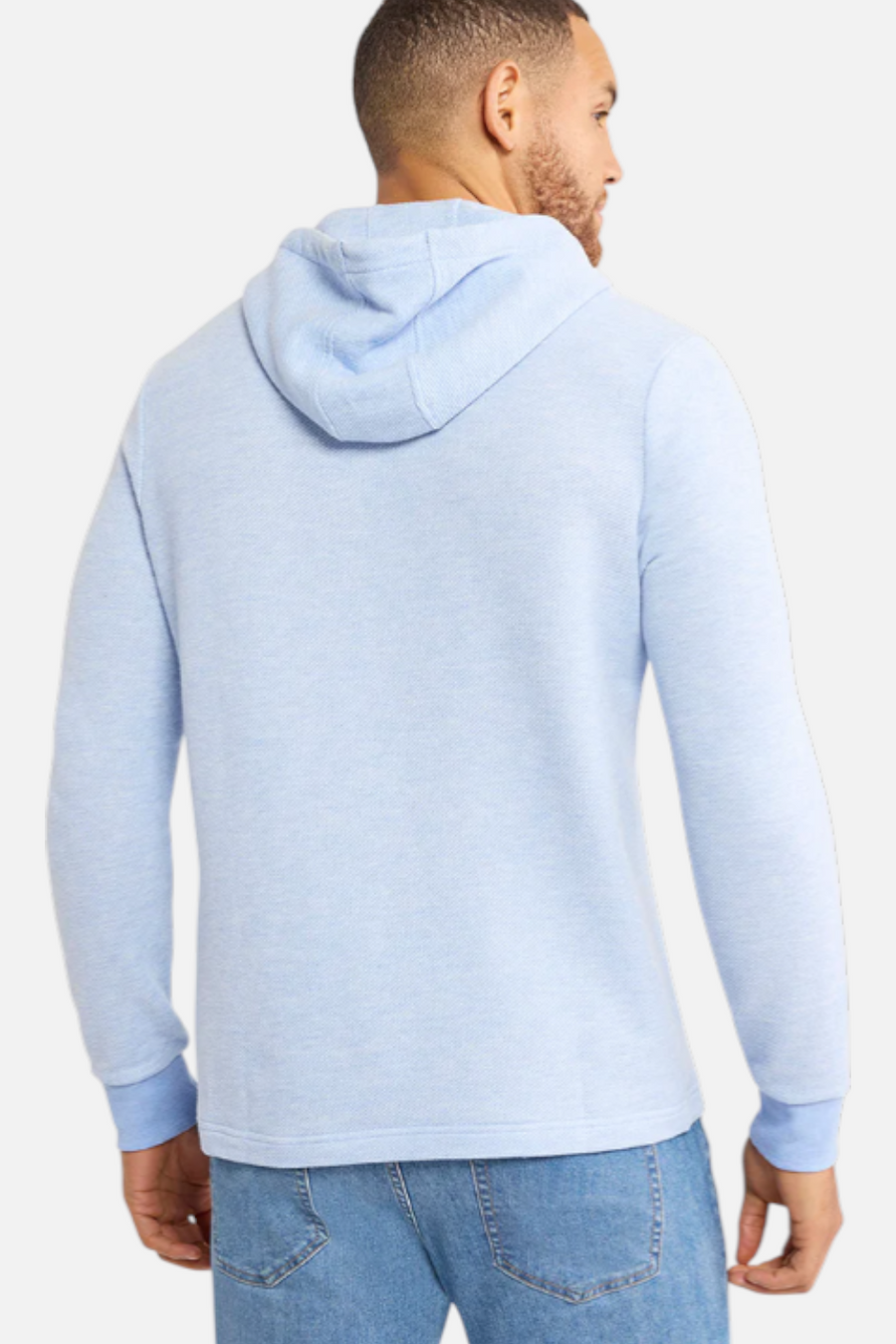 Fair Harbor Men's Tailwind Hoodie in Light Blue