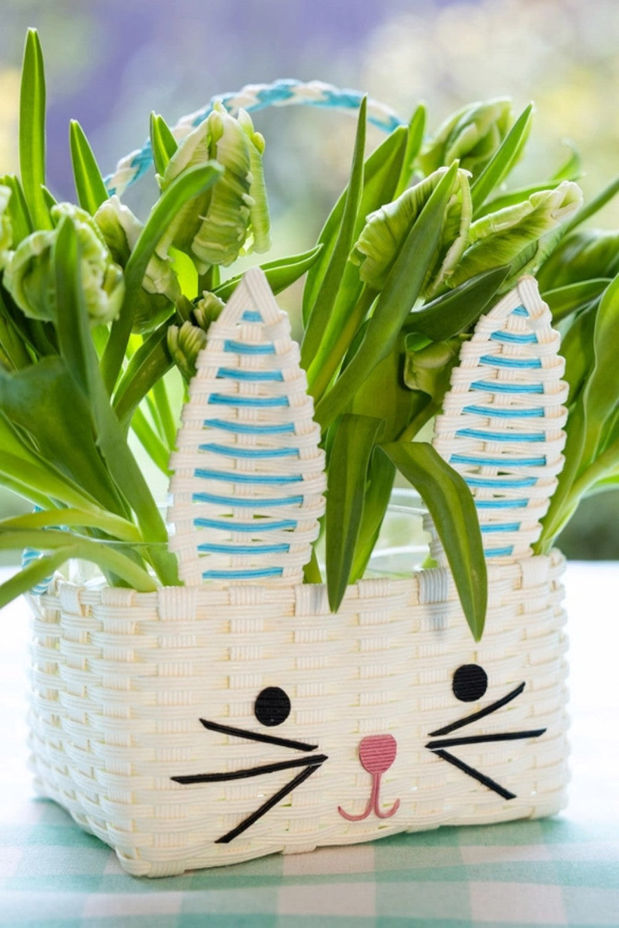 Talking Tables Pierre Recycled Paper Bunny Shaped Basket – back view