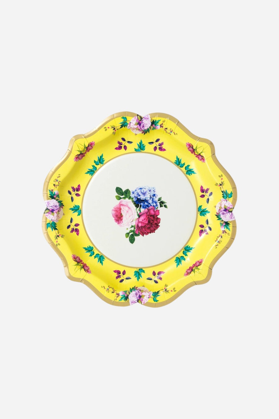 Talking Tables Summer Tea Party Multicolored Plates – side view