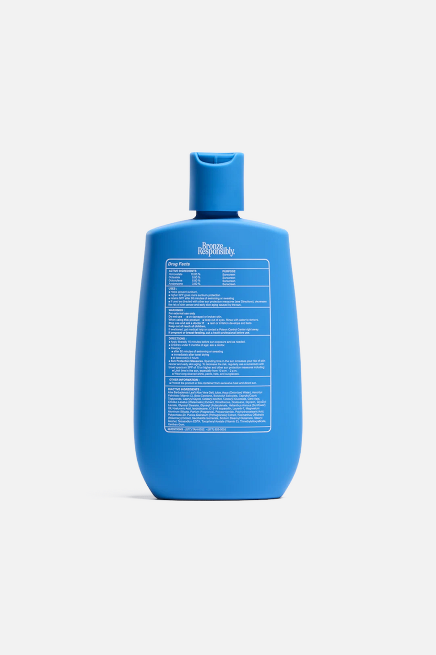 Tanning Club Everyday Sunscreen – back view