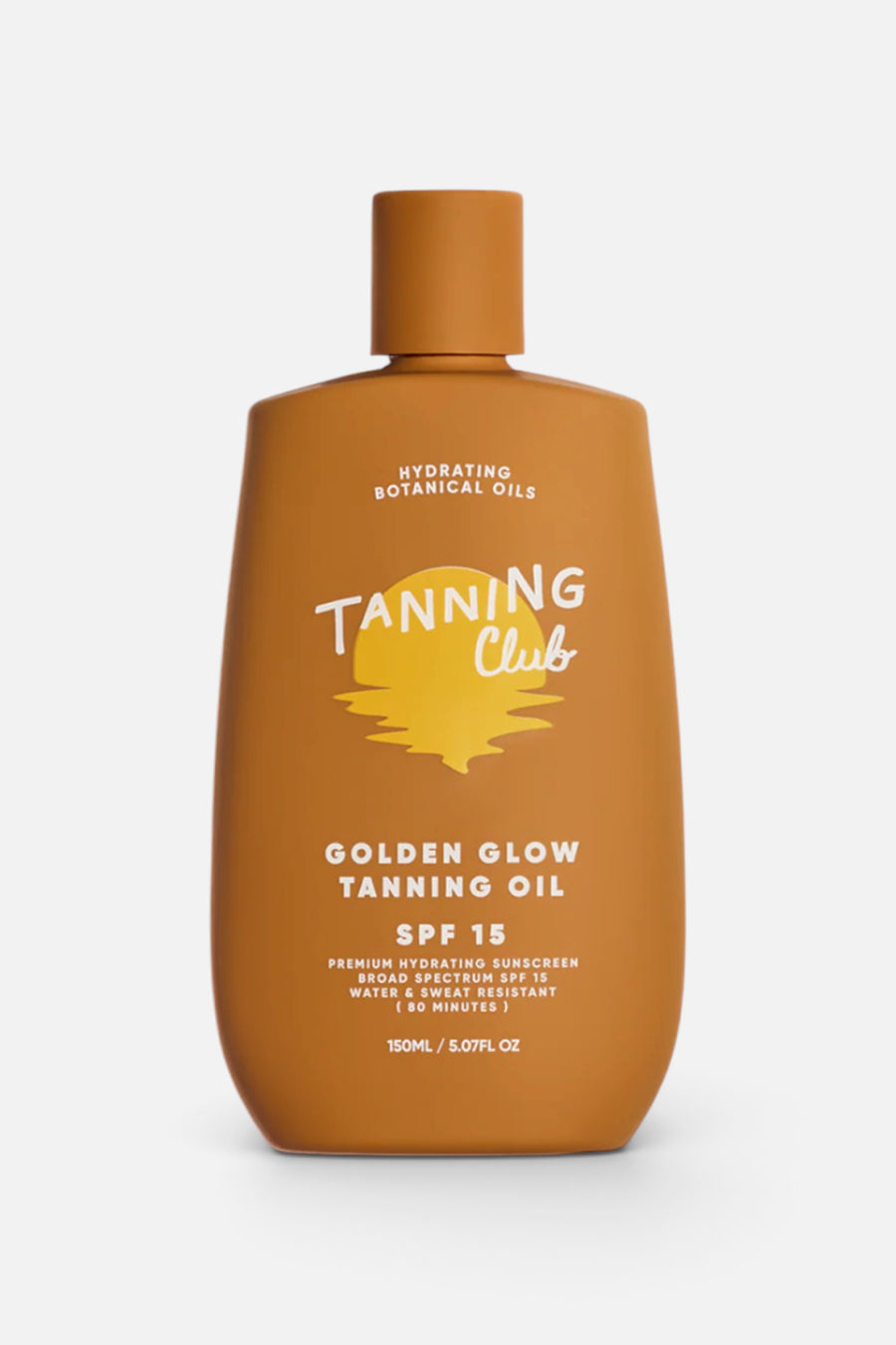 Tanning Club Golden Glow Tanning Oil – front view