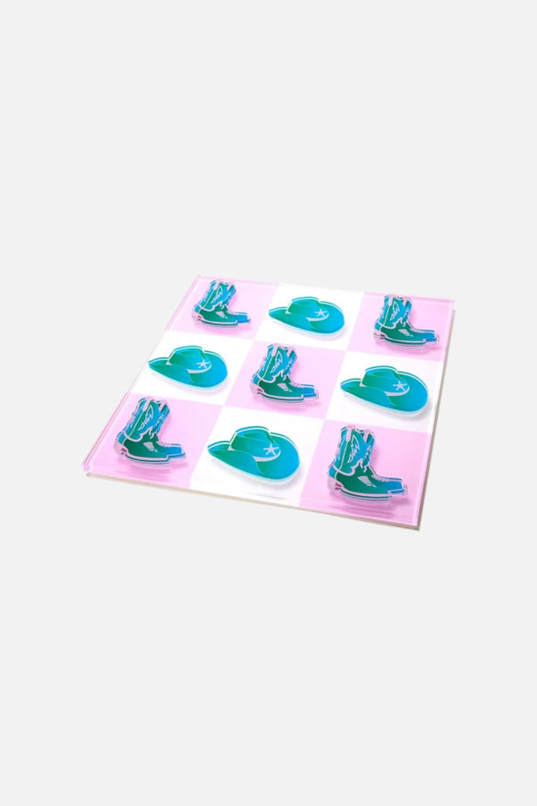 Tara Wilson Designs Cowboy Blue Tic Tac Toe Game
