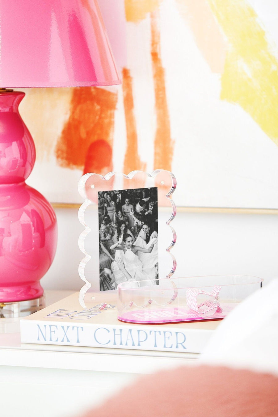 Tart By Taylor Acrylic Frame in Clear – detail