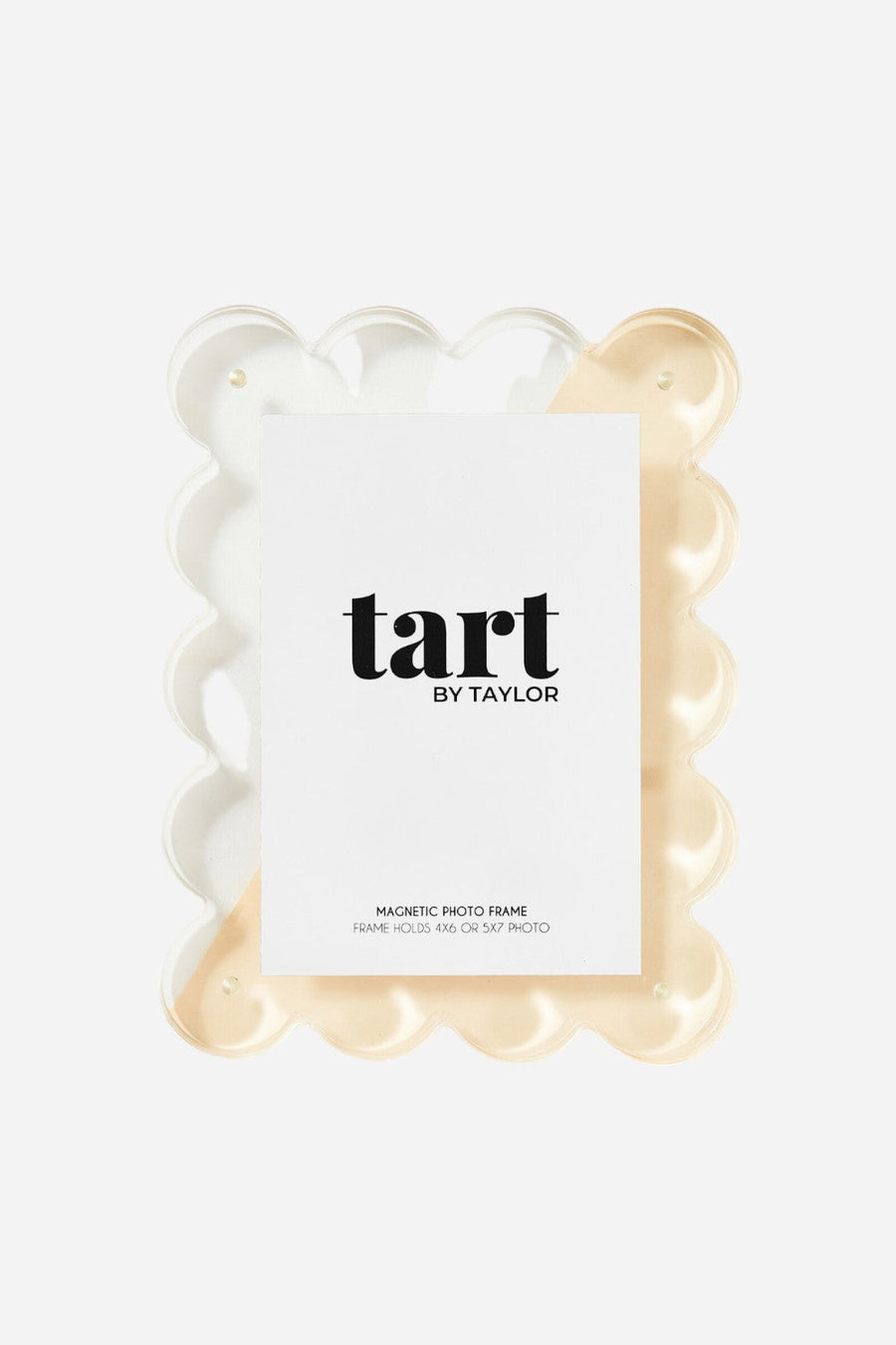 Tart By Taylor Acrylic Frame in Clear – front view