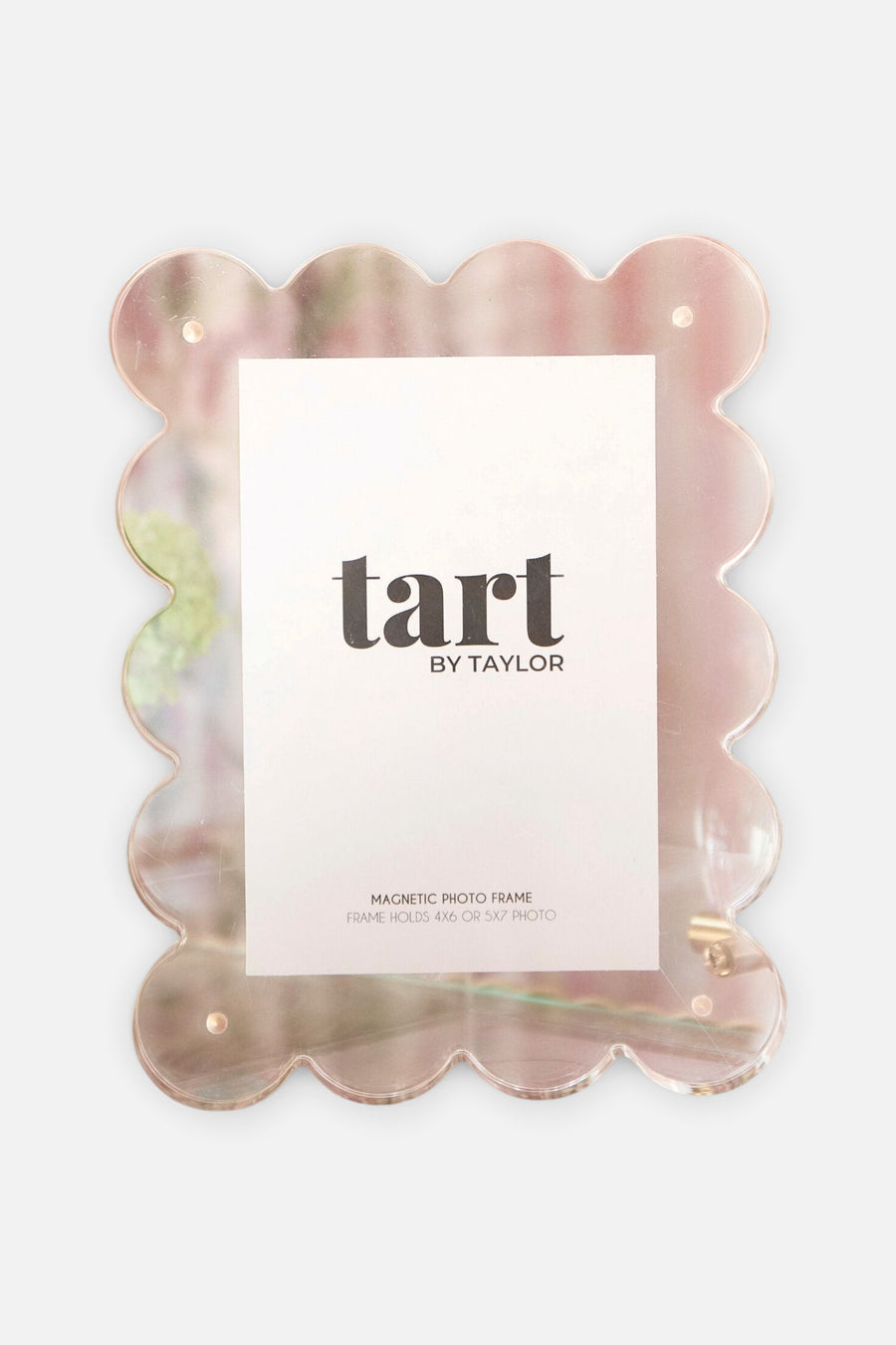 Tart By Taylor Acrylic Frame in Clear – side view