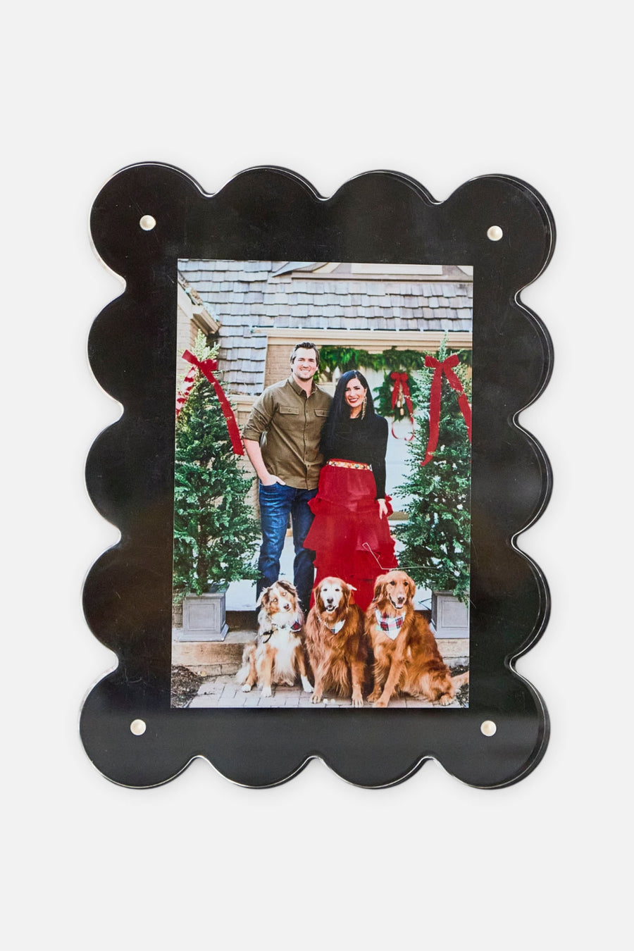 Tart By Taylor Black Acrylic Picture Frame – back view