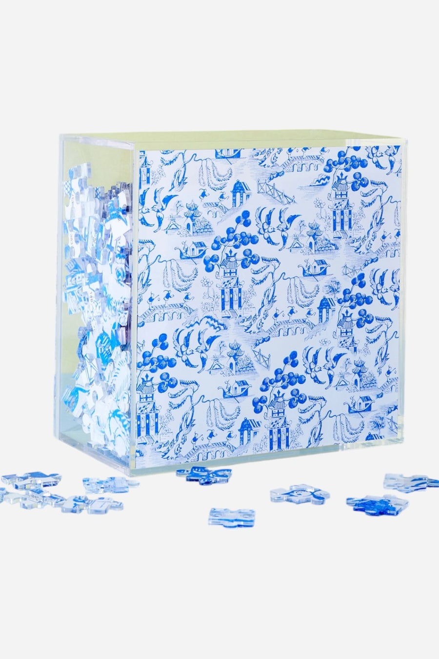 Tart by Taylor Chinoiserie Acrylic Puzzle – side view