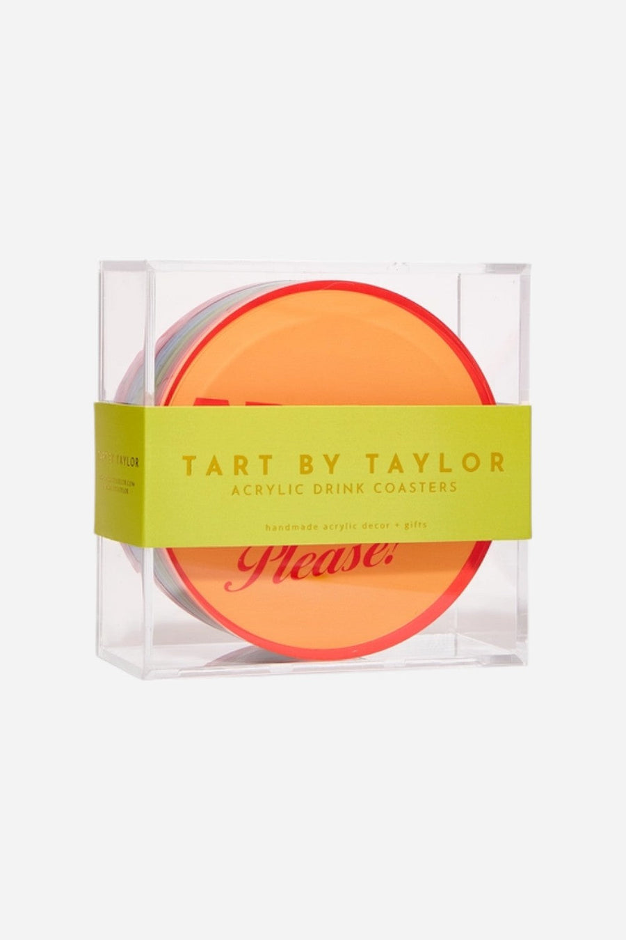 Tart by Taylor Drinks On Me Coasters - Set of 4 – detail