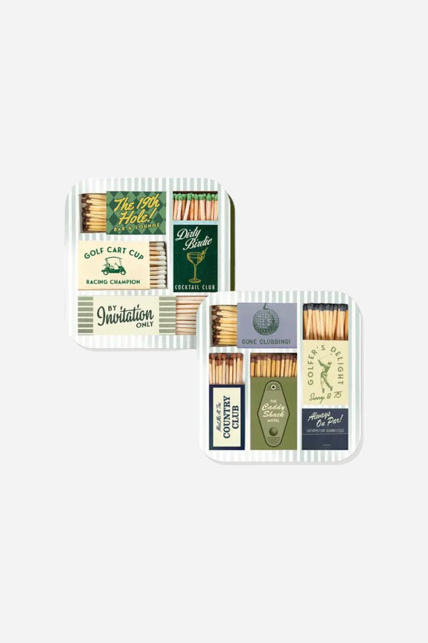 Tart by Taylor Golf Matchbook Coasters