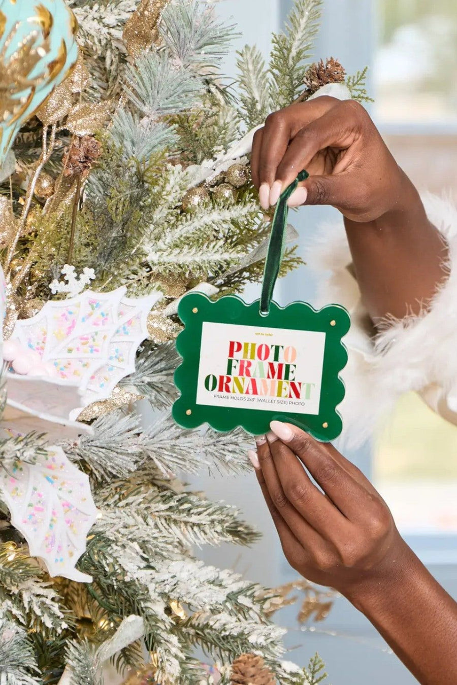 Tart by Taylor Green Mini Frame Ornament – back view