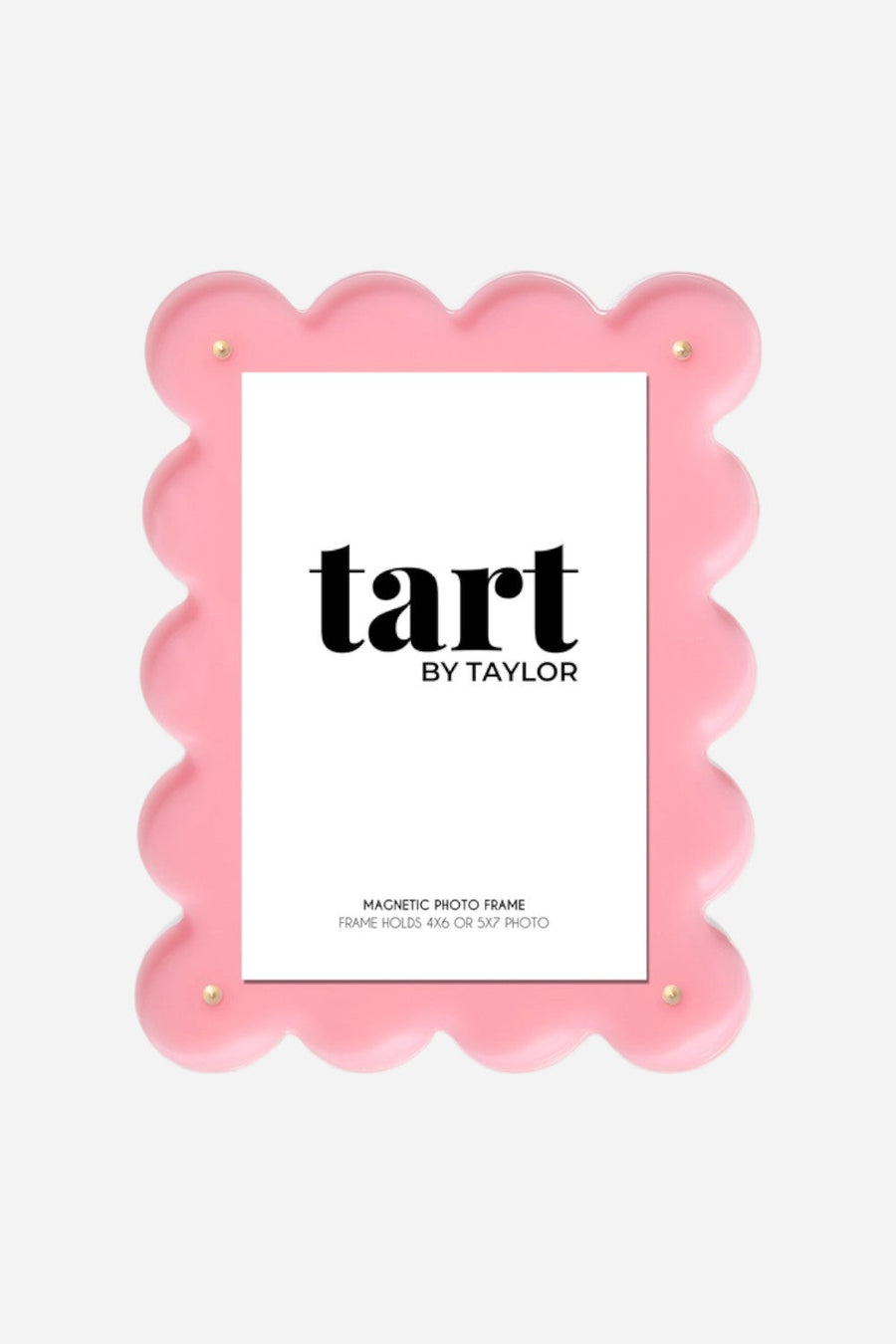 Tart by Taylor Light Pink Acrylic Picture Frame – front view