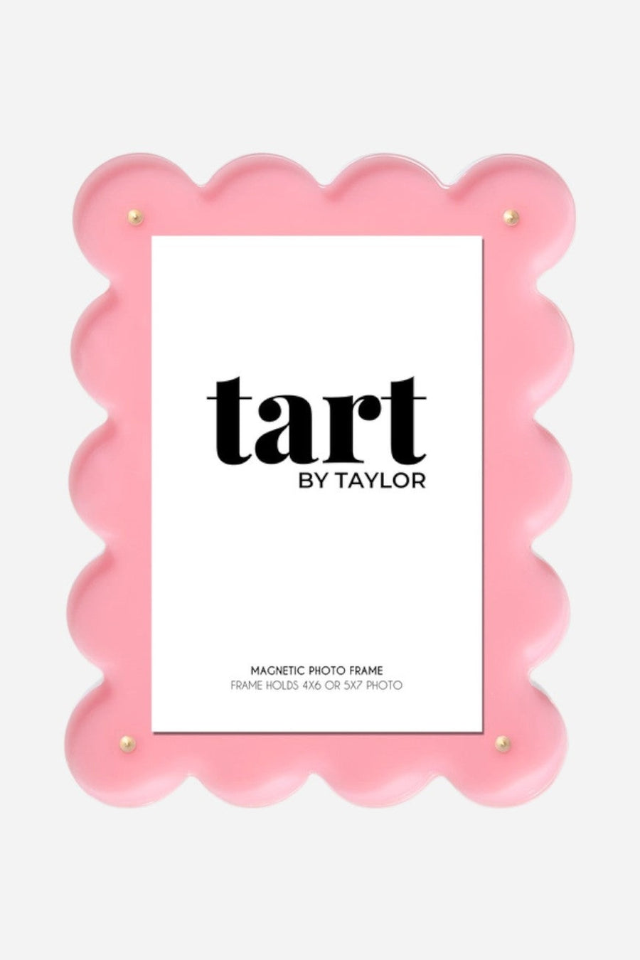 Tart by Taylor Light Pink Acrylic Picture Frame – front view
