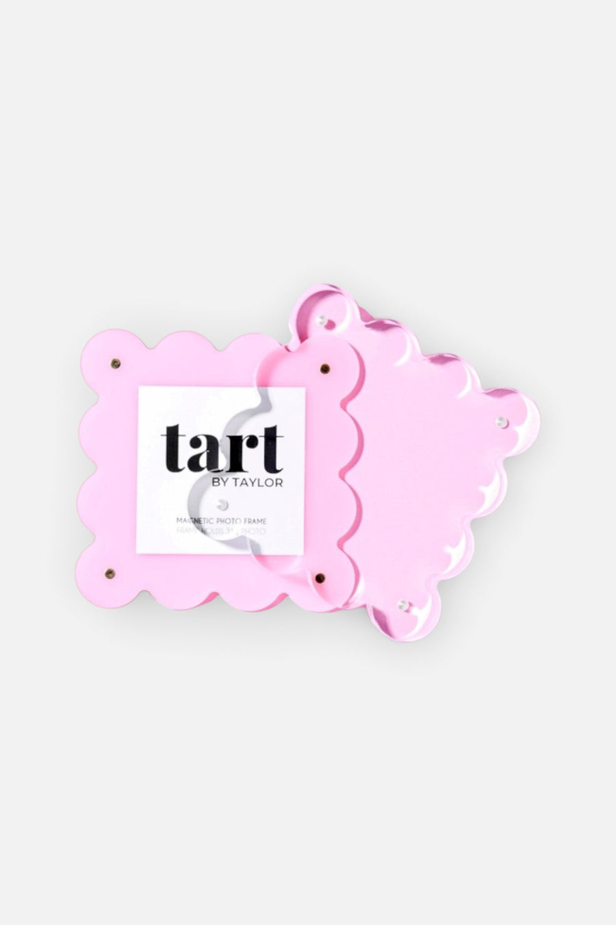 Tart by Taylor Light Pink Mini Acrylic Frame – back view