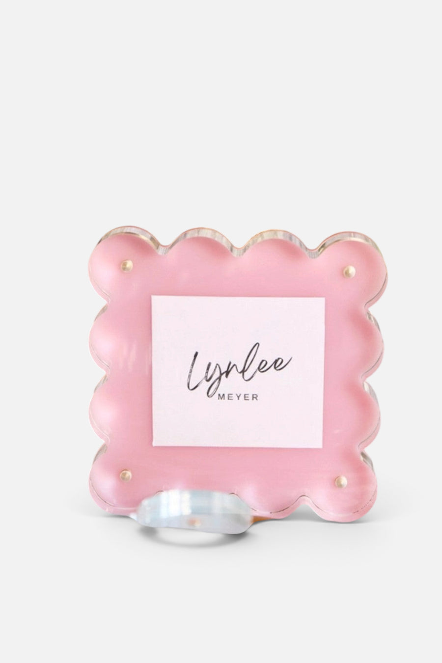 Tart by Taylor Light Pink Mini Frame Ornament – detail
