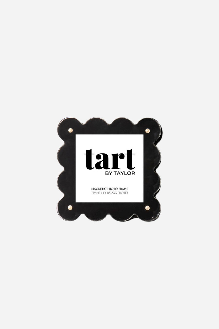 Tart By Taylor Mini Acrylic Frame in Black – front view