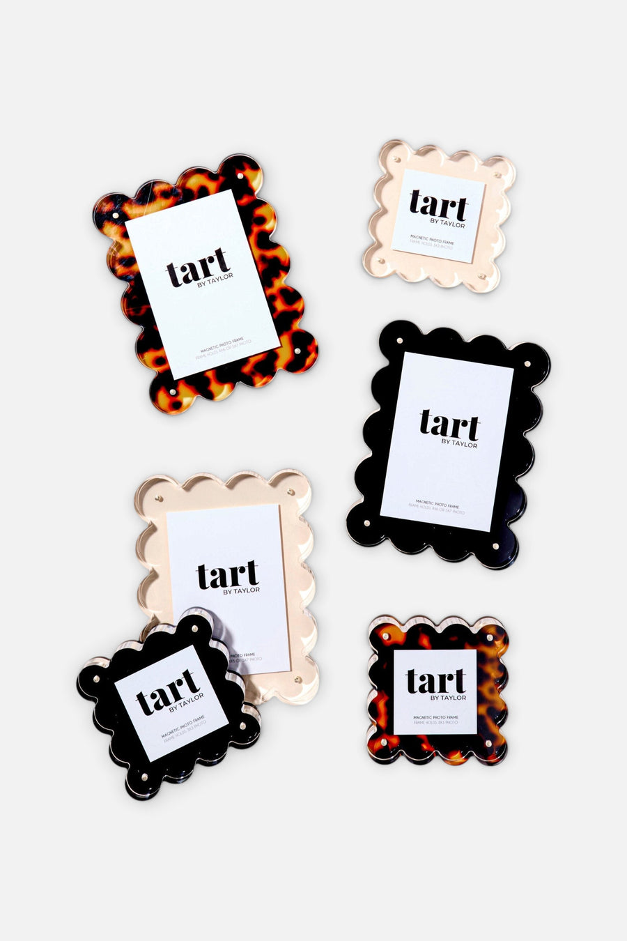 Tart By Taylor Mini Acrylic Frame in Black – side view