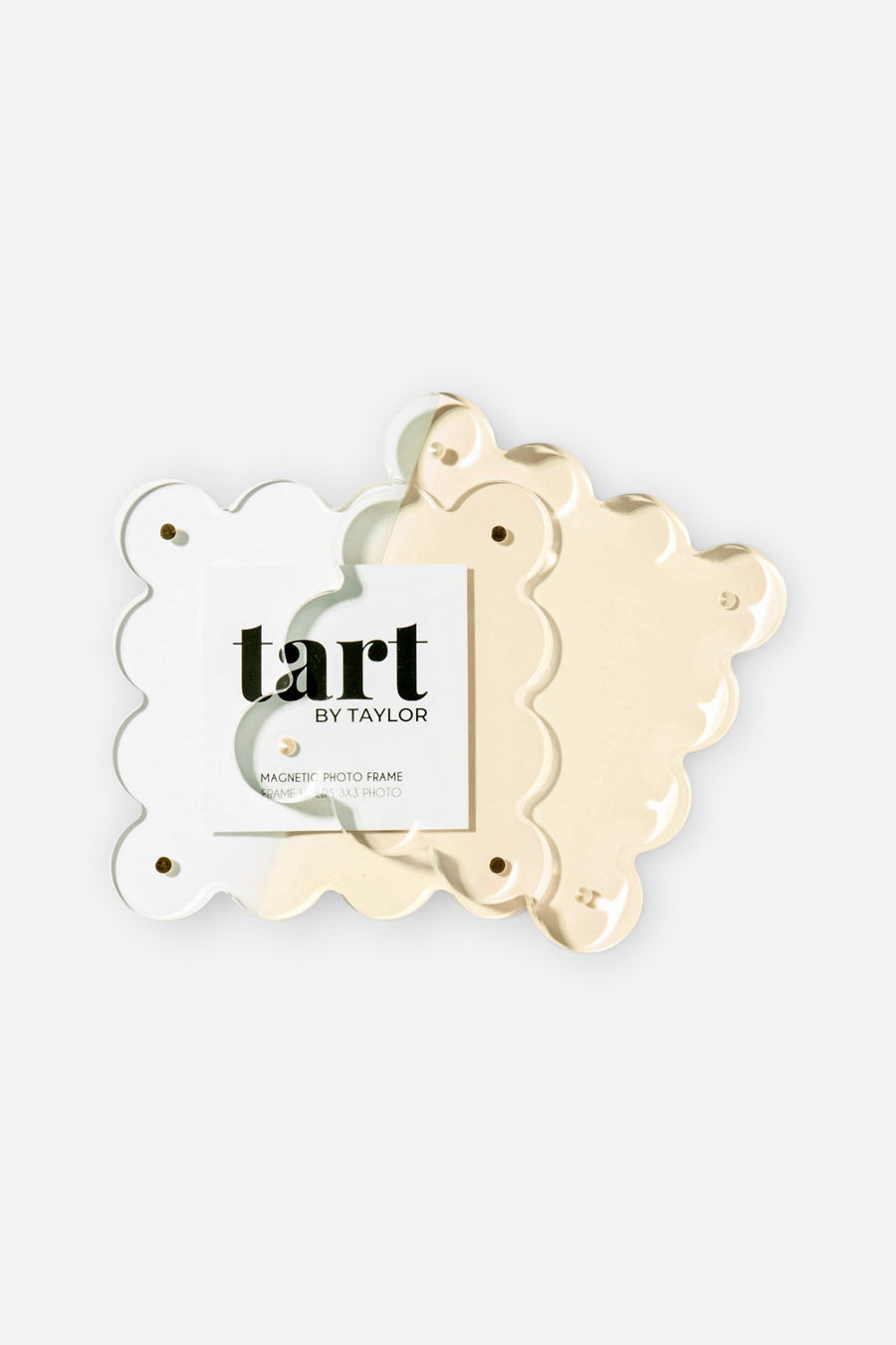 Tart By Taylor Mini Acrylic Frame in Clear – back view