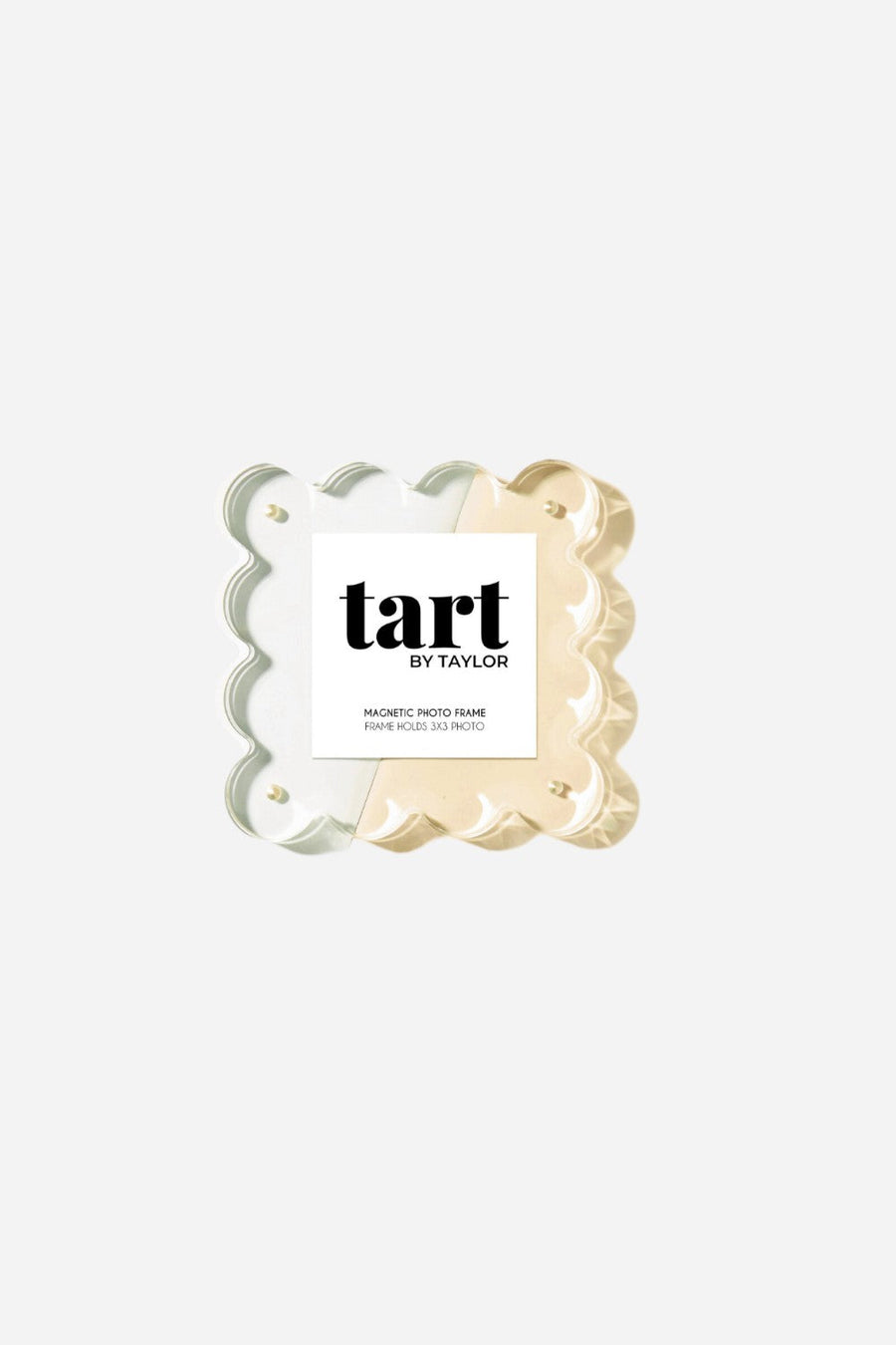 Tart By Taylor Mini Acrylic Frame in Clear – front view