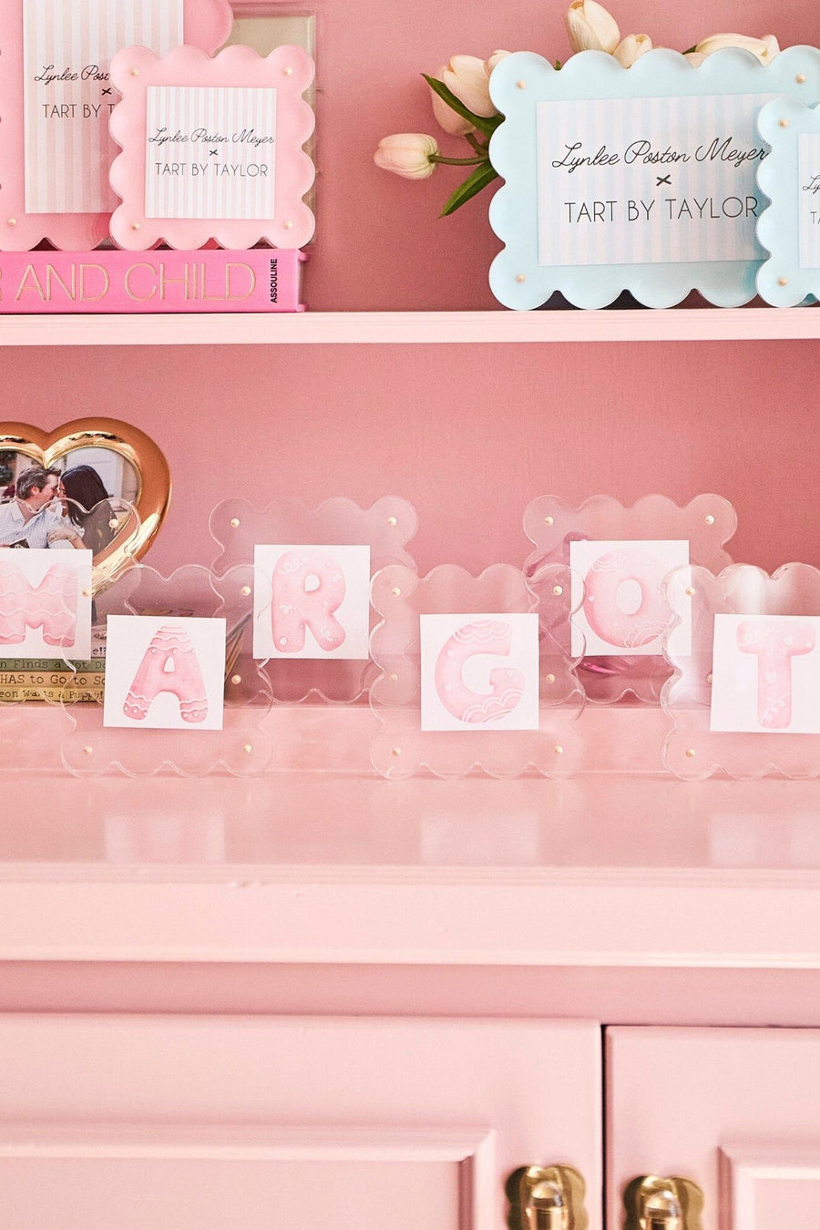 Tart By Taylor Mini Acrylic Frame in Clear – side view
