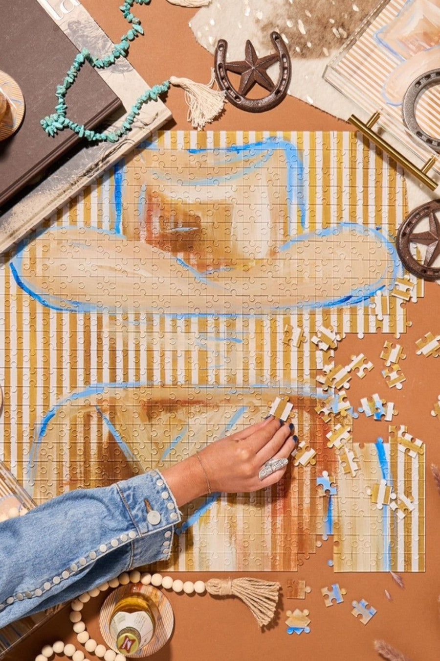 Tart by Taylor Outlaw Acrylic Puzzle – flat lay