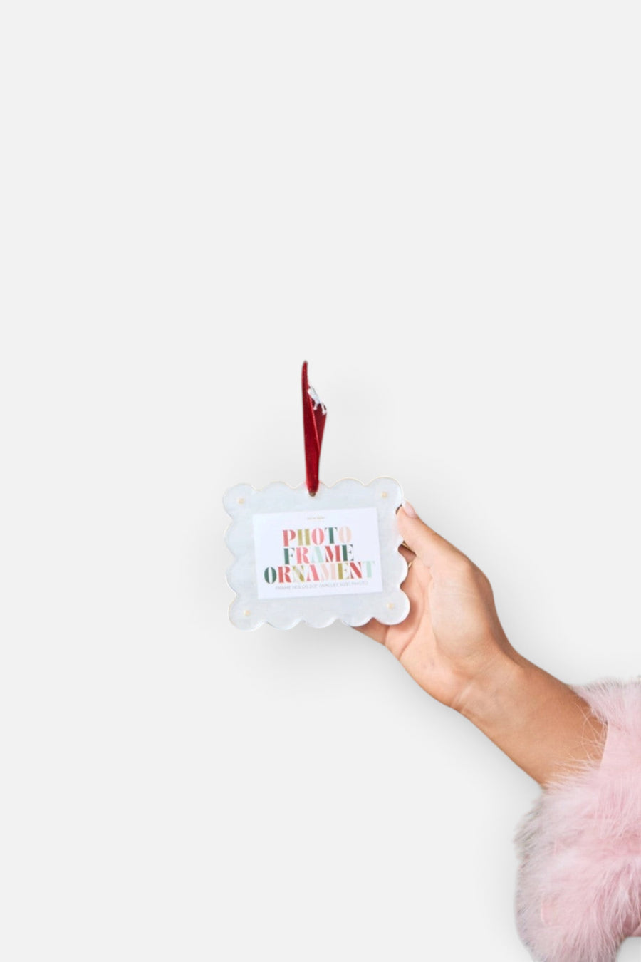 Tart by Taylor Pearl Mini Frame Ornament – back view