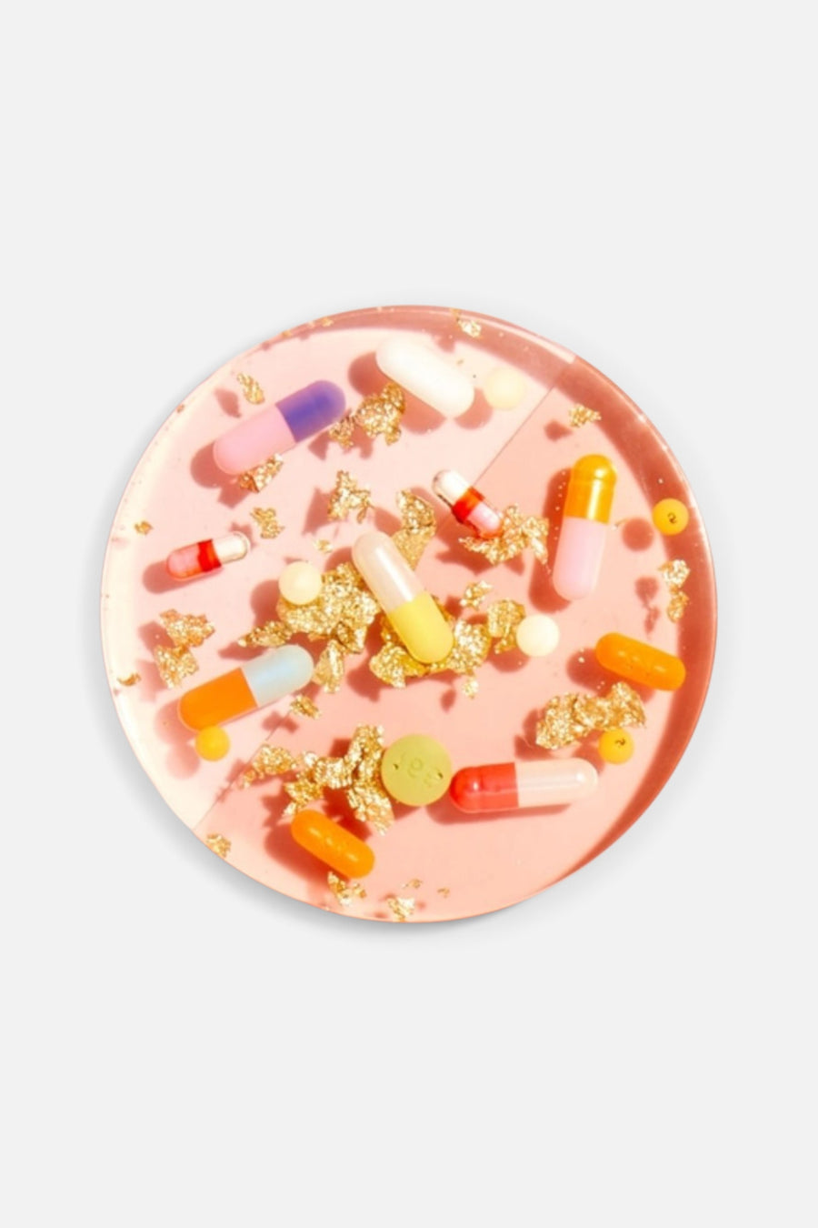 Tart by Taylor Pills + Gold Coasters - Set of 4 – back view