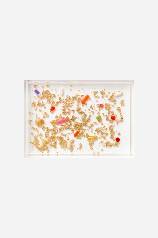 Tart by Taylor Pills + Gold Small Tray
