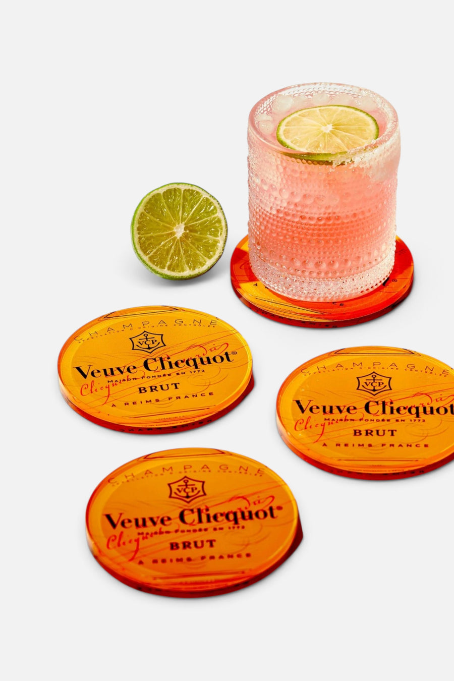Tart by Taylor Pop The Bubbly Coasters - Set of 4 – side view