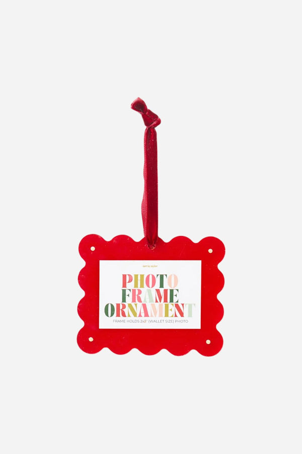 Tart by Taylor Red Mini Frame Ornament
