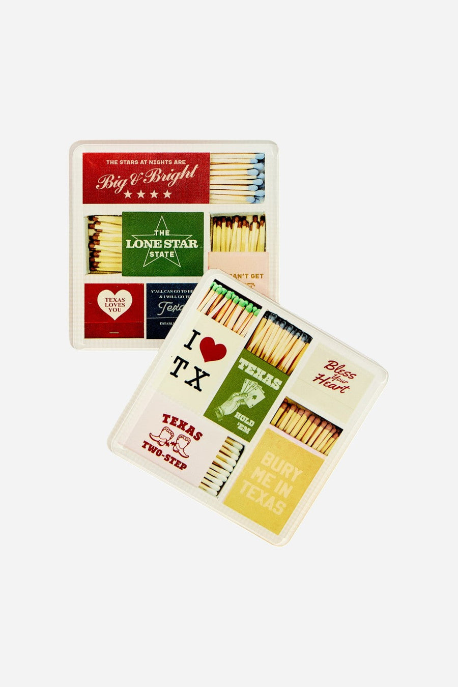 Tart by Taylor Texas Matchbook Coasters - Set of 4 – front view