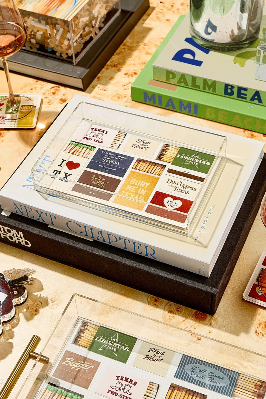 Tart by Taylor Texas Matchbook Small Tray – back view
