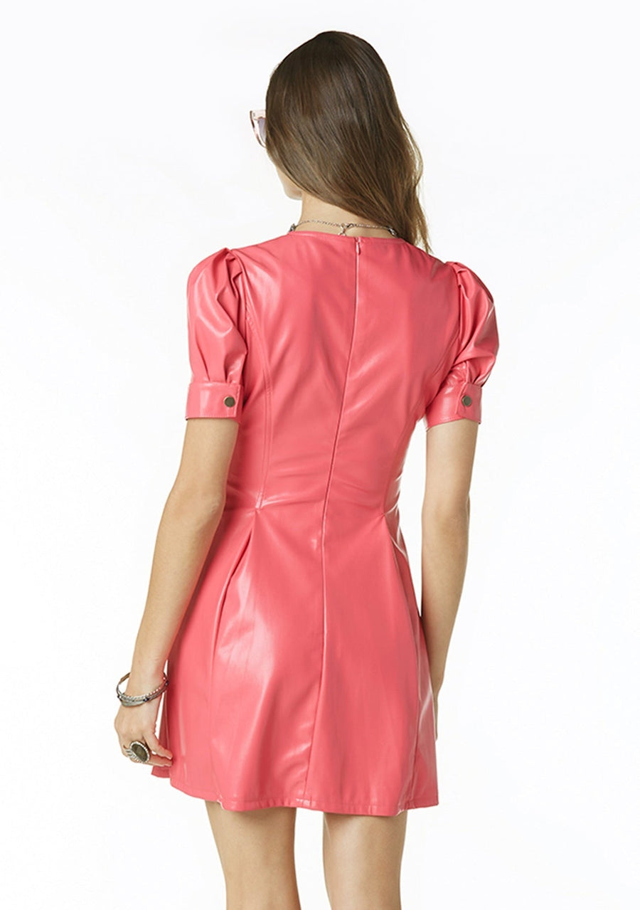 Tart Collections Umiko Dress in Azalea Pink – detail
