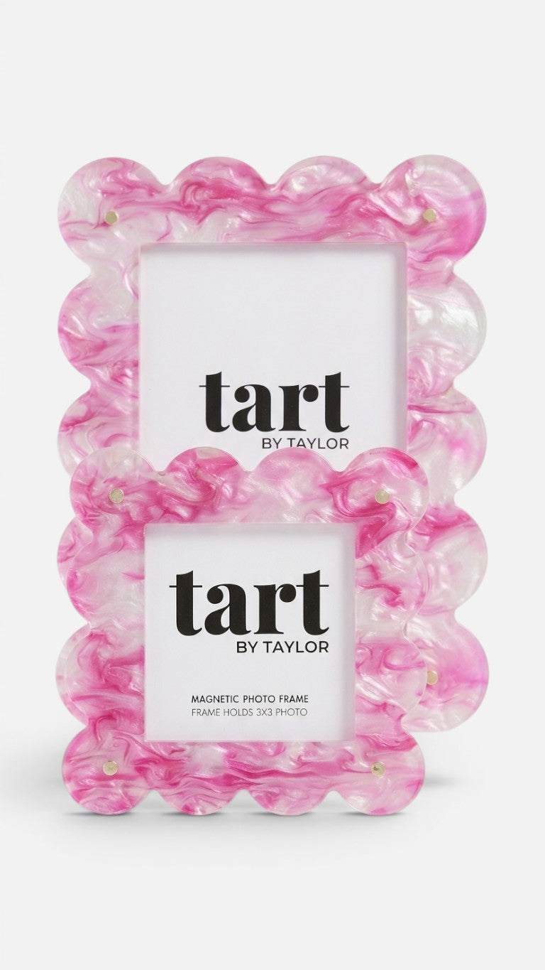 Tart by Taylor Acrylic Frame in Pink Marble