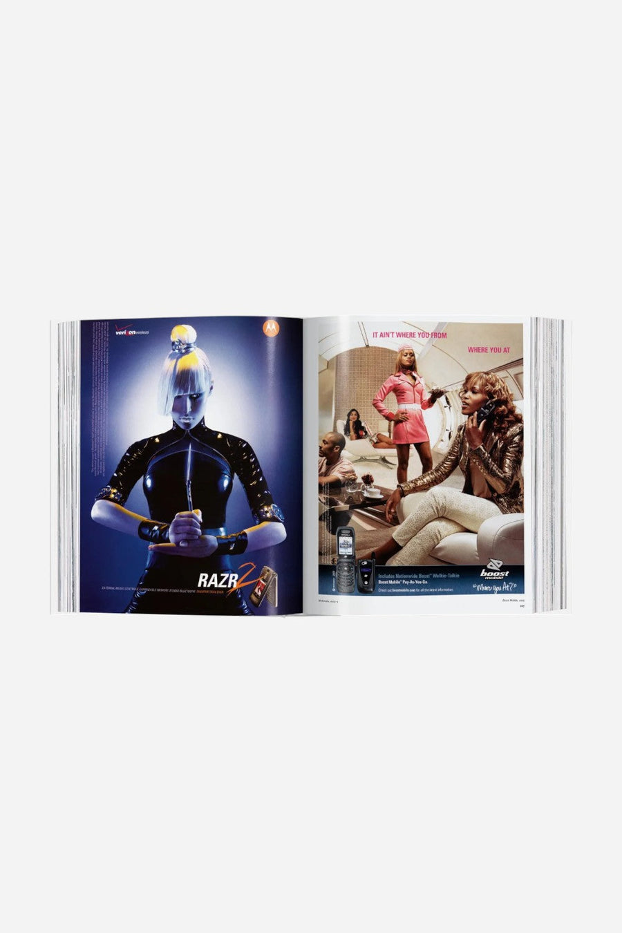Taschen All-American Ads of The 2000s – flat lay