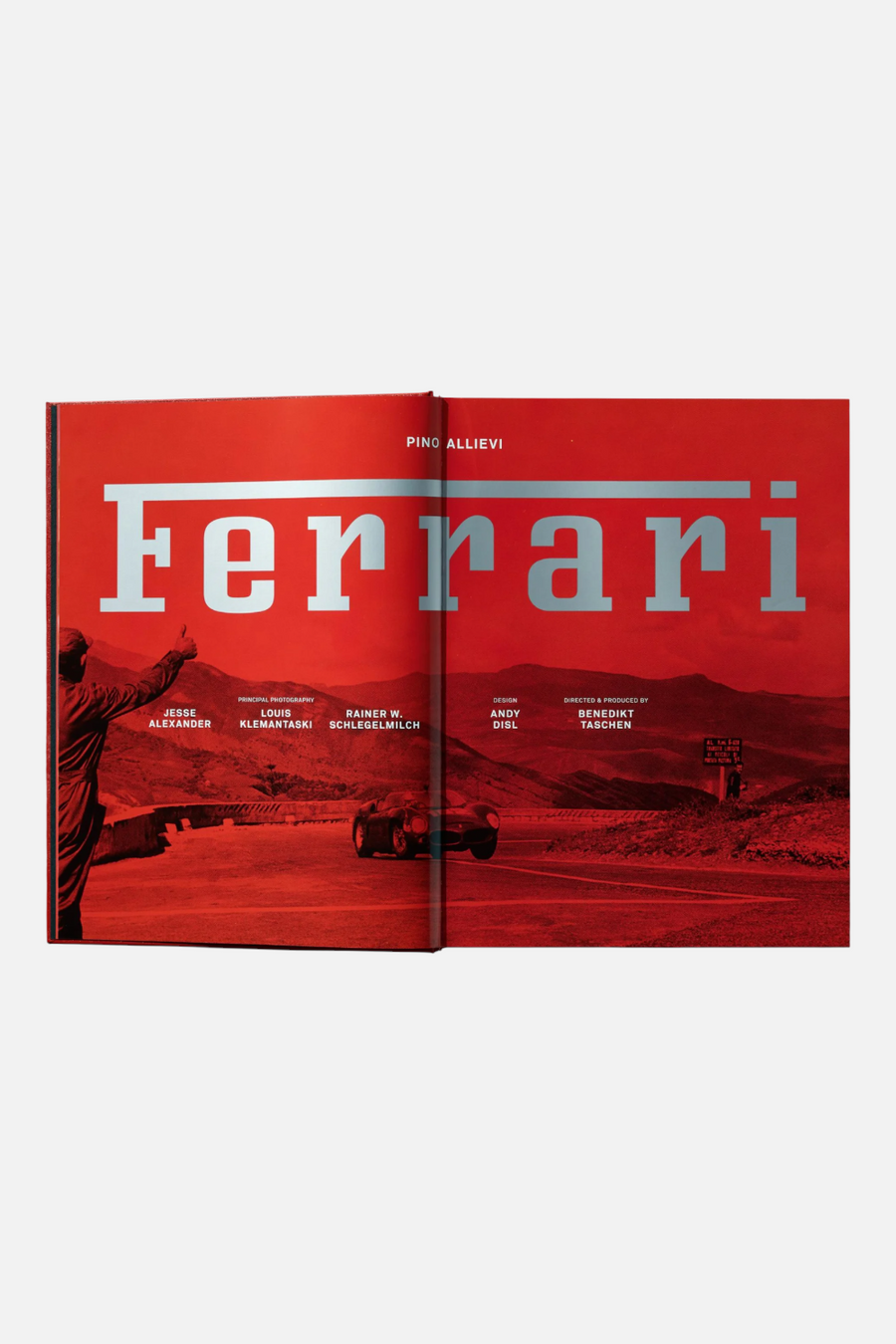 Taschen Ferrari Print Book – side view