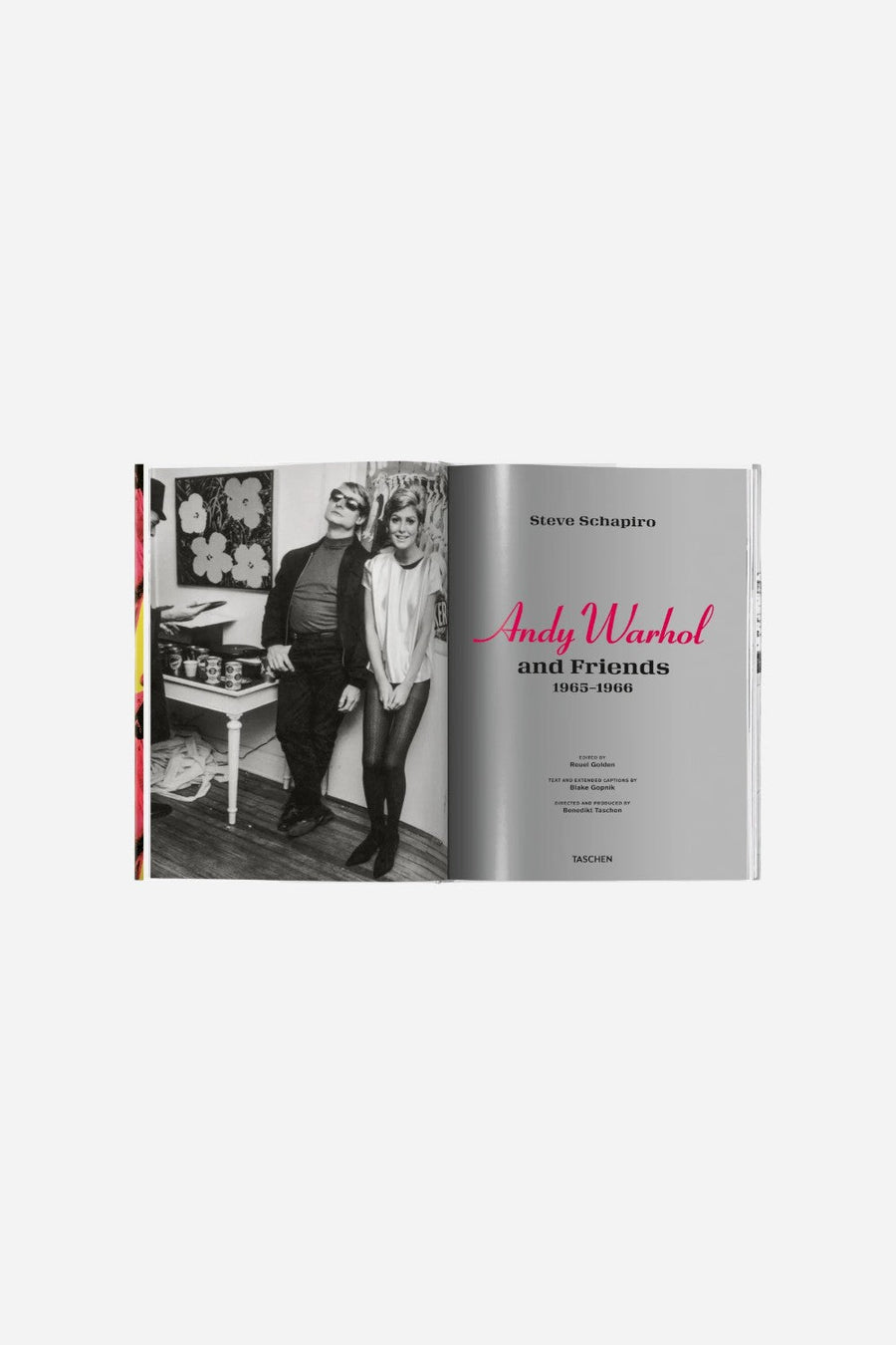 Taschen: Steve Schapiro. Andy Warhol and Friends – back view