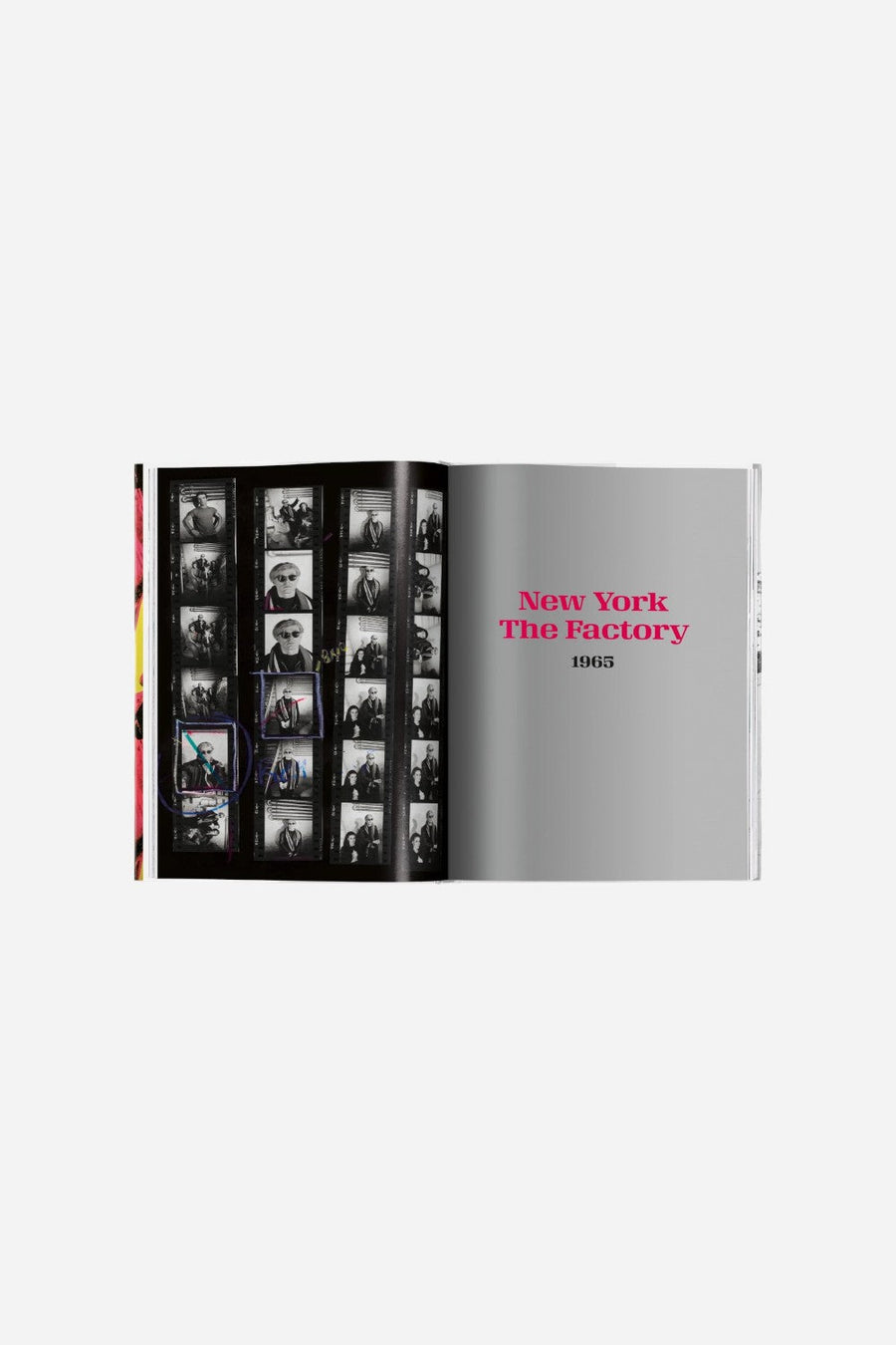 Taschen: Steve Schapiro. Andy Warhol and Friends – flat lay