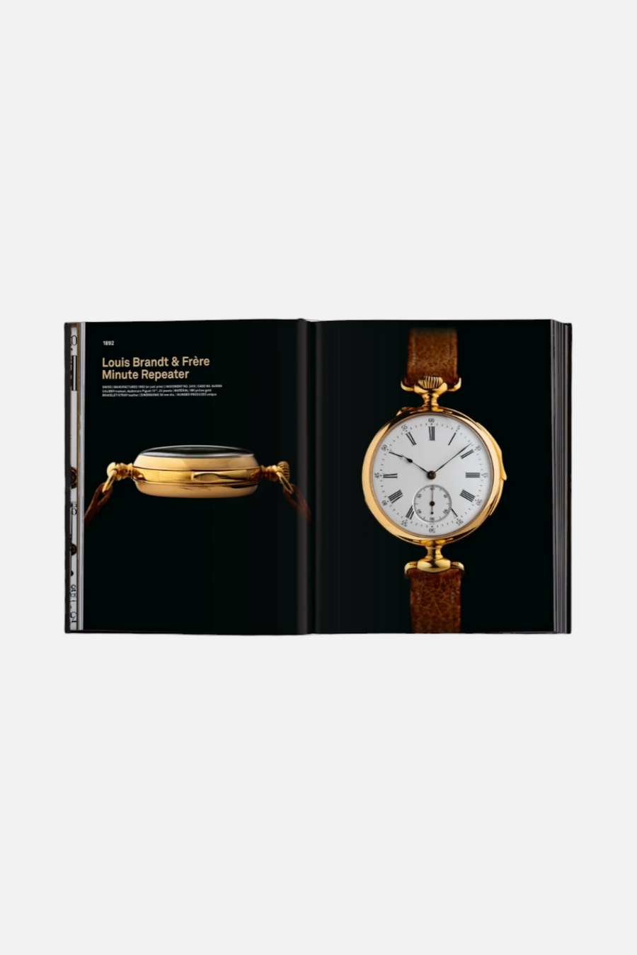 Taschen Ultimate Collector Watches Print Book – back view