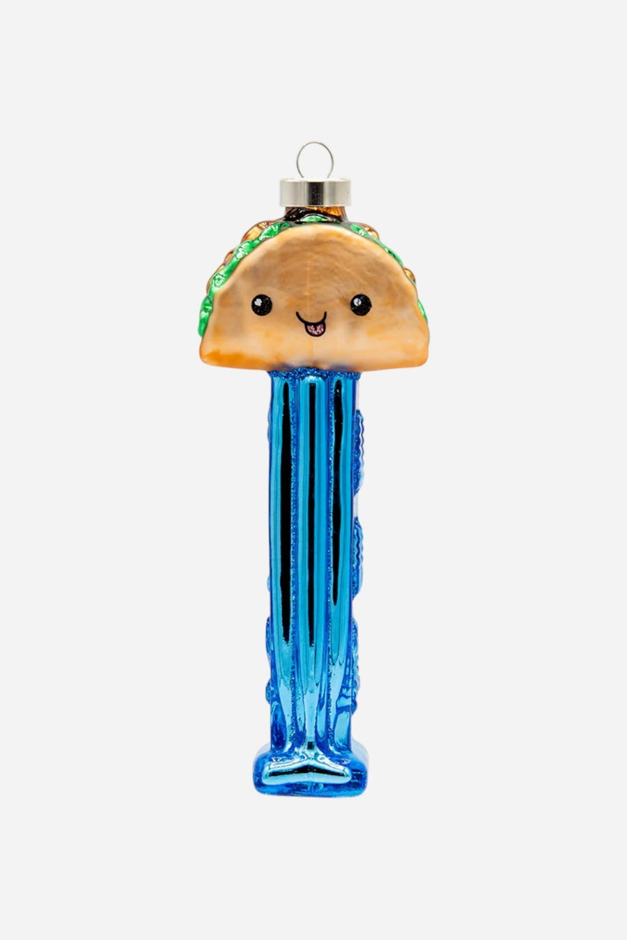 Tasty Taco Pez Dispenser Ornament – front view