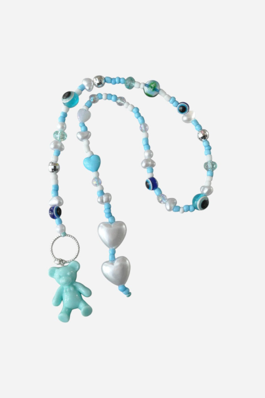 Teddy Bear Bag Charm – back view
