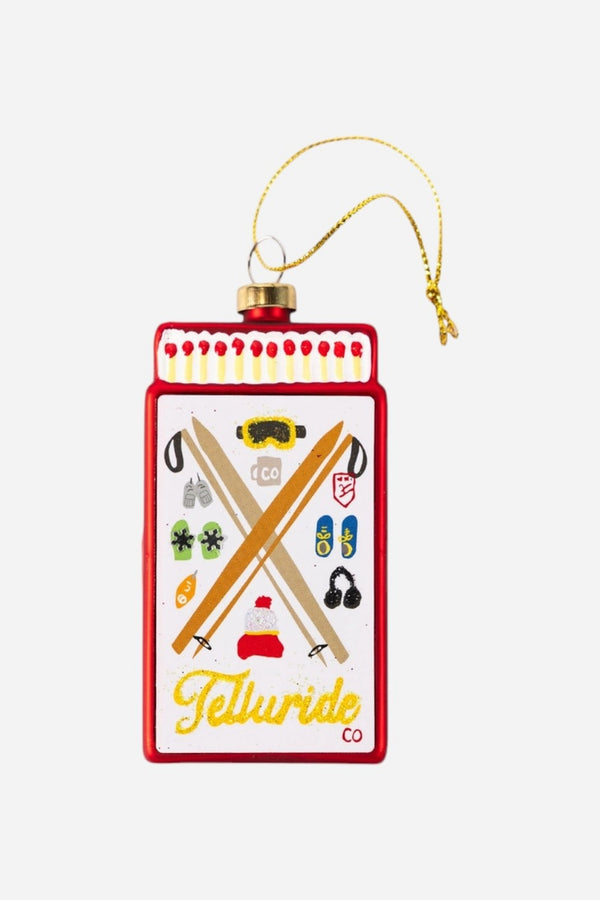 Telluride Matchbook Ornament