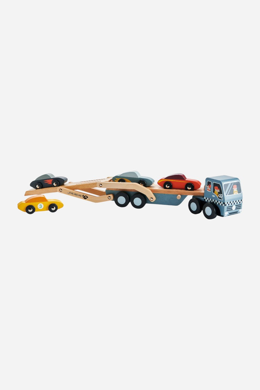 Tender Leaf Toy Car Transporter – detail