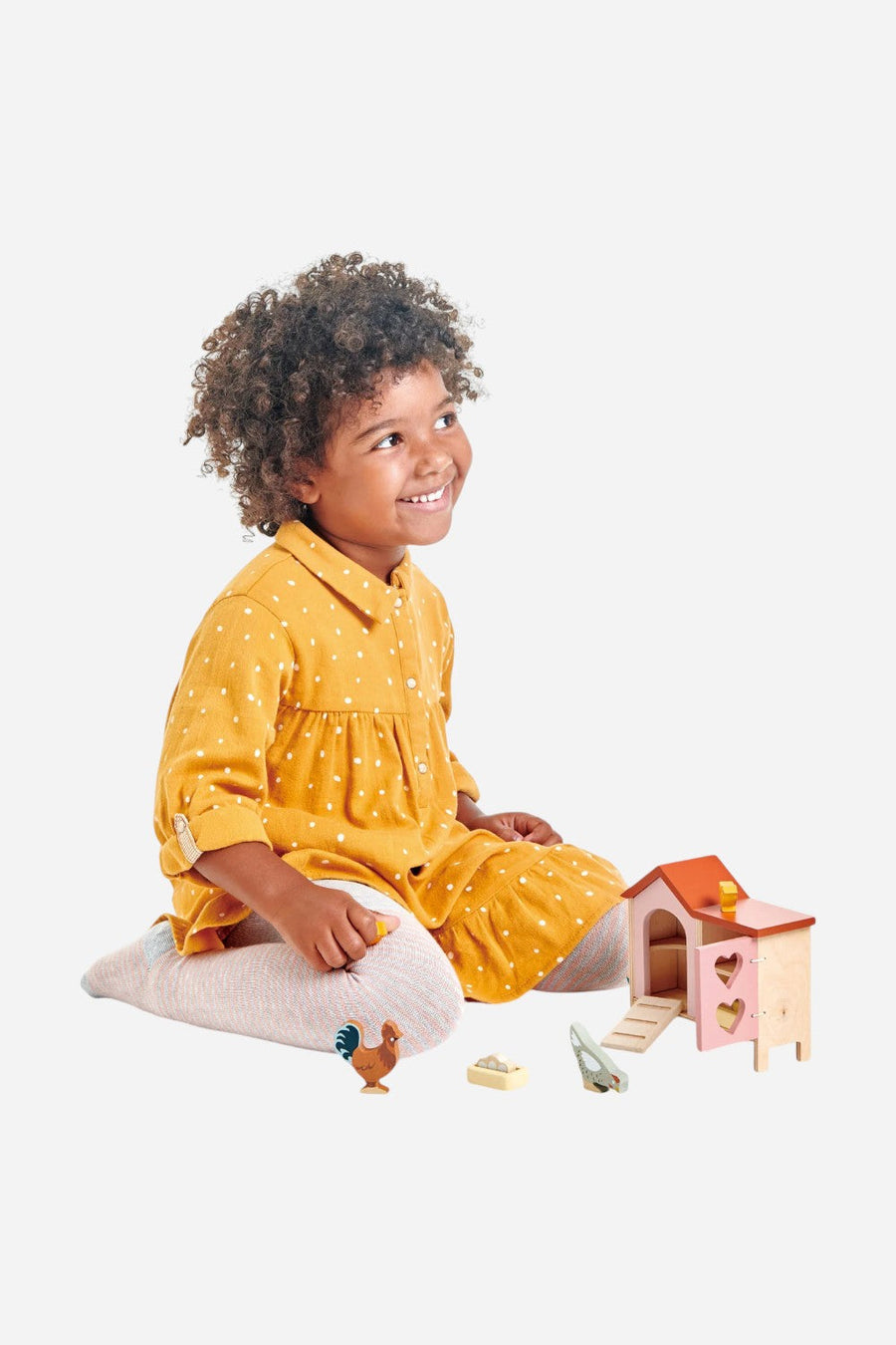Tender Leaf Toy Chicken Coop – side view