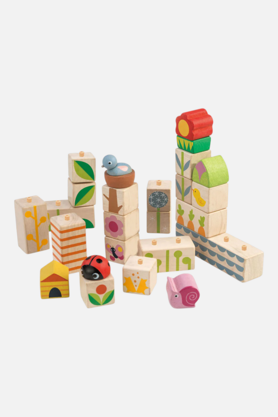Tender Leaf Toy Garden Blocks – side view