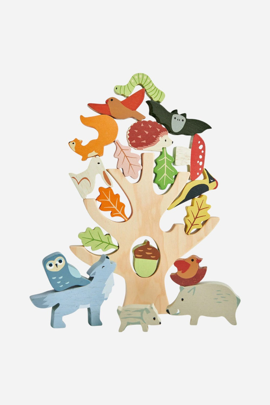 Tender Leaf Toy Stacking Forest – front view