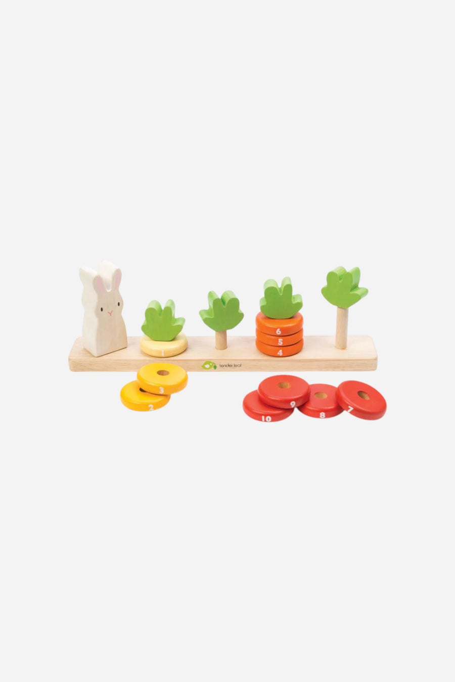 Tender Leaf Toys Counting Carrots – back view