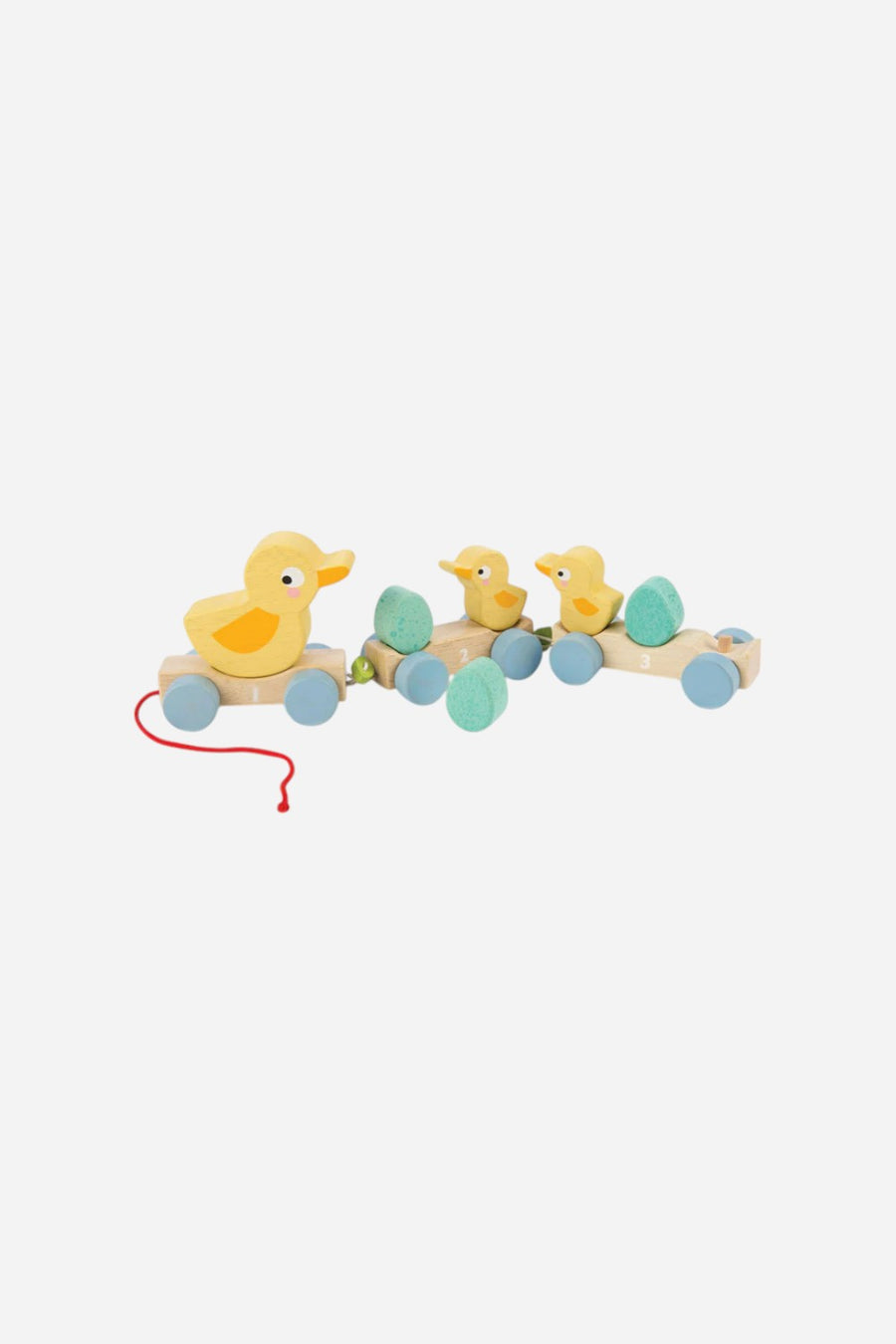 Tender Leaf Toys Pull Along Ducks – front view