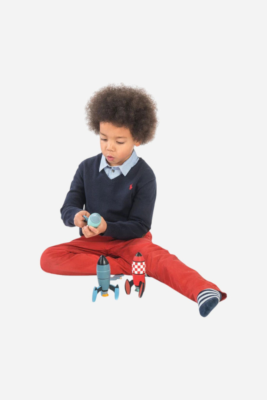 Tender Leaf Toys Rocket Construction – detail