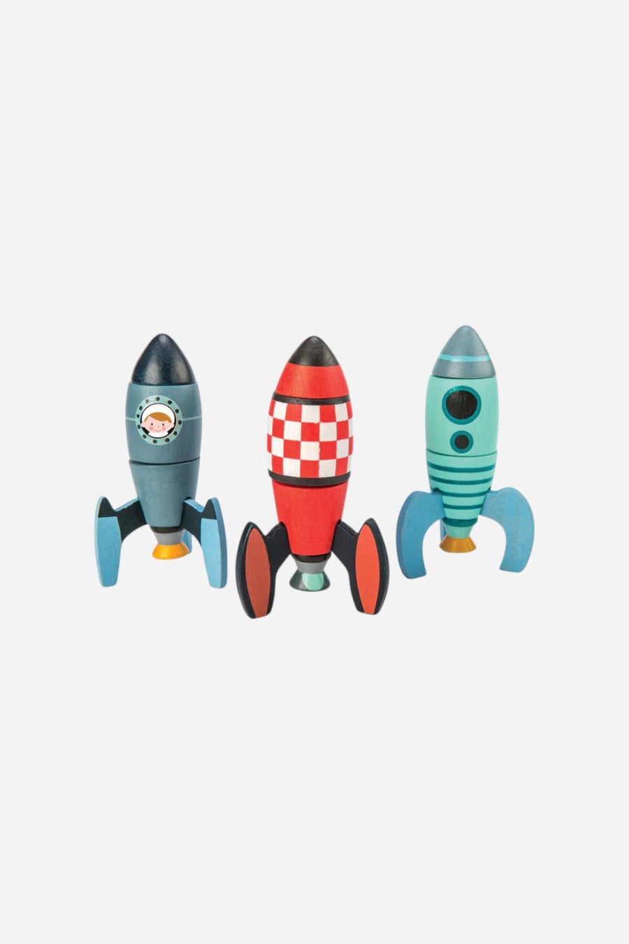Tender Leaf Toys Rocket Construction – front view