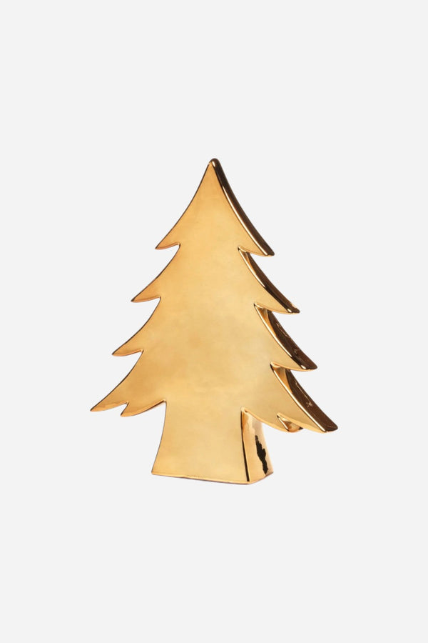 Teton Ceramic Tree in Gold 10.75''